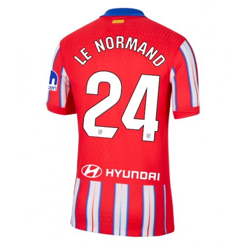 Pánský Fotbalový dres Atletico Madrid Robin Le Normand #24 2024-25 Domácí Krátký Rukáv